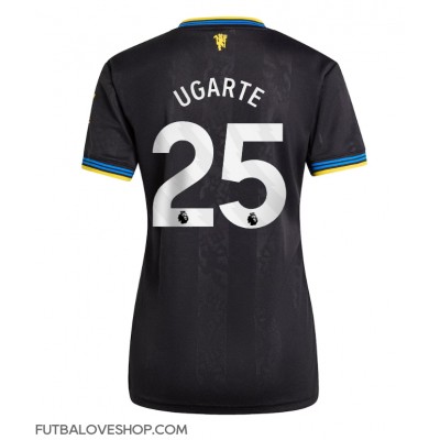 Dres Manchester United Manuel Ugarte #25 Tretina pre Ženy 2025-26 Krátky Rukáv Dres Manchester United Manuel Ugarte #25 Tretina pre Ženy 2025-26 Krátky Rukáv